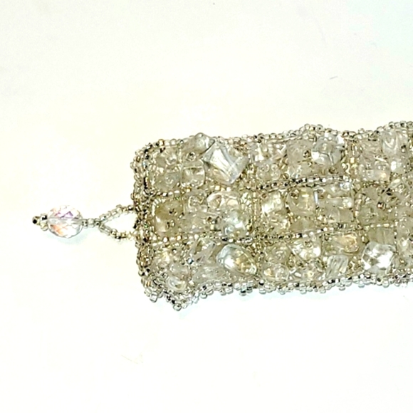 Handmade Guatemalan Crystal Polished Stone Bracelet, New - Picture 2 of 5